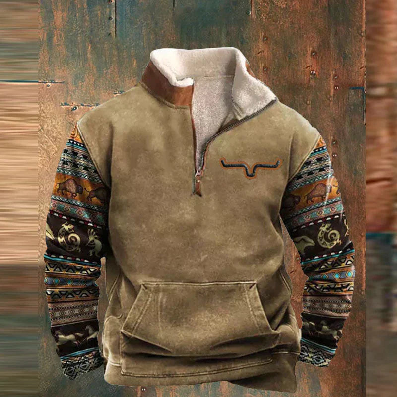 Dakota | Graphic Zip-Up Sweatshirt
