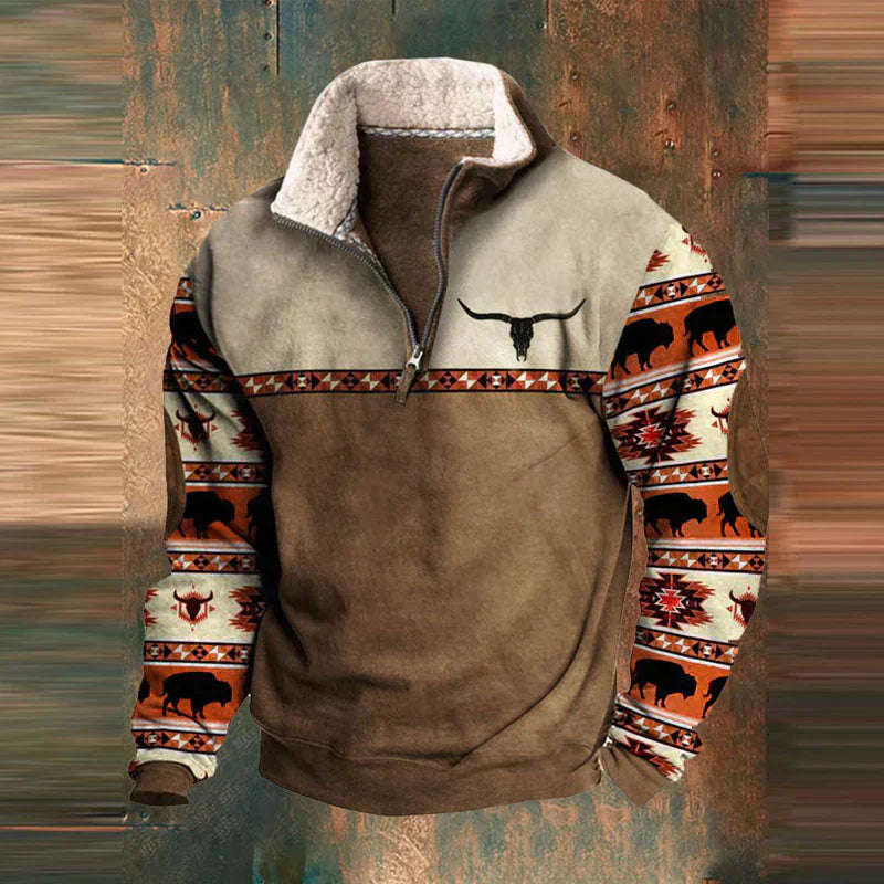 Dakota | Graphic Zip-Up Sweatshirt