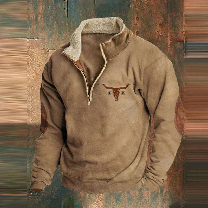 Dakota | Graphic Zip-Up Sweatshirt
