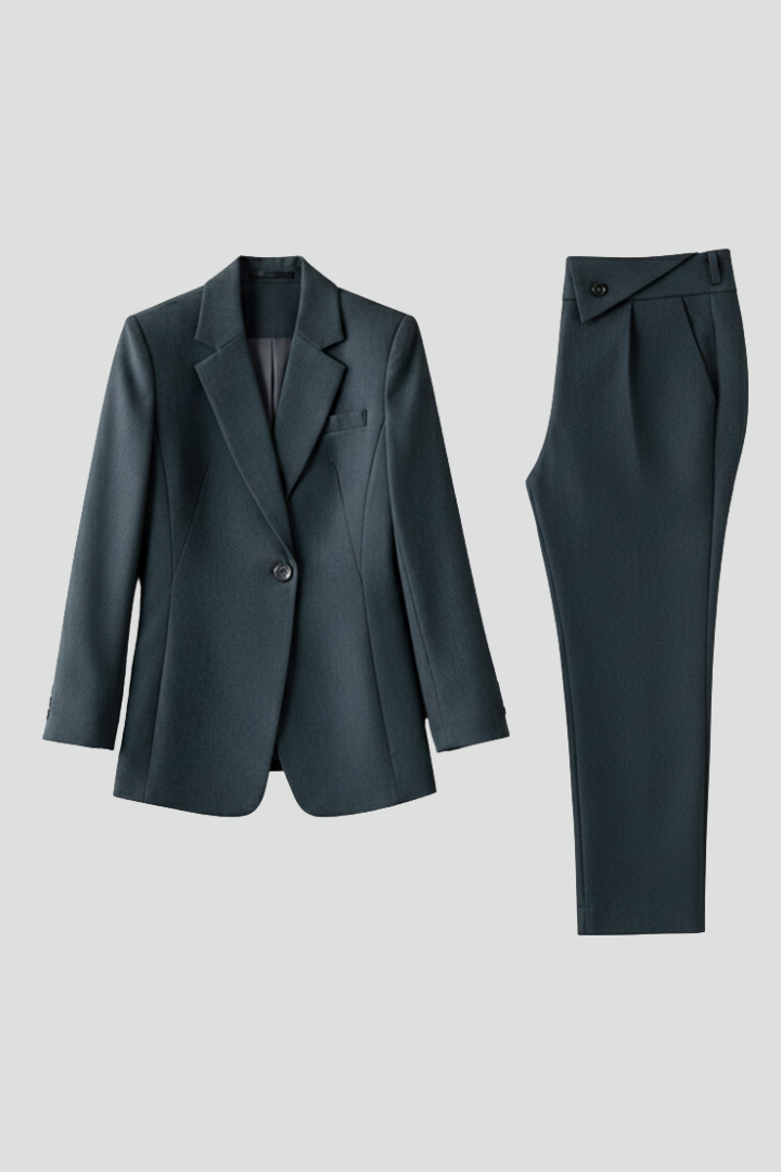 Women’s Blazer Suit with Jacket and Trousers