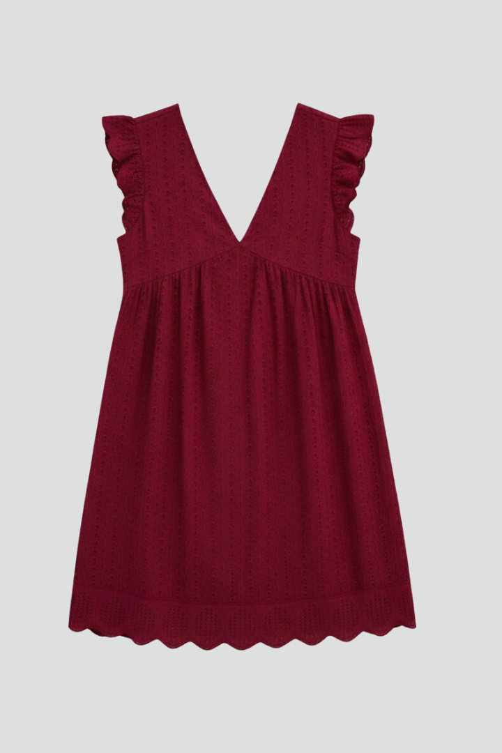 Women’s Dress with Sleeveless Cut and Side Pockets