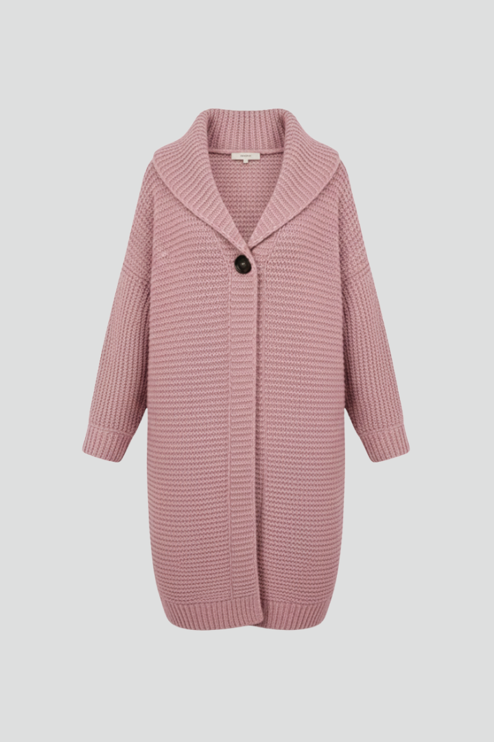 Women’s Hooded Cardigan with Open Front and Side Pockets