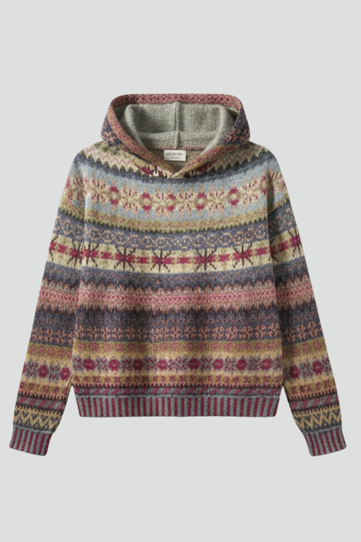 Women's Hoodie with Hood and Ribbed Cuffs