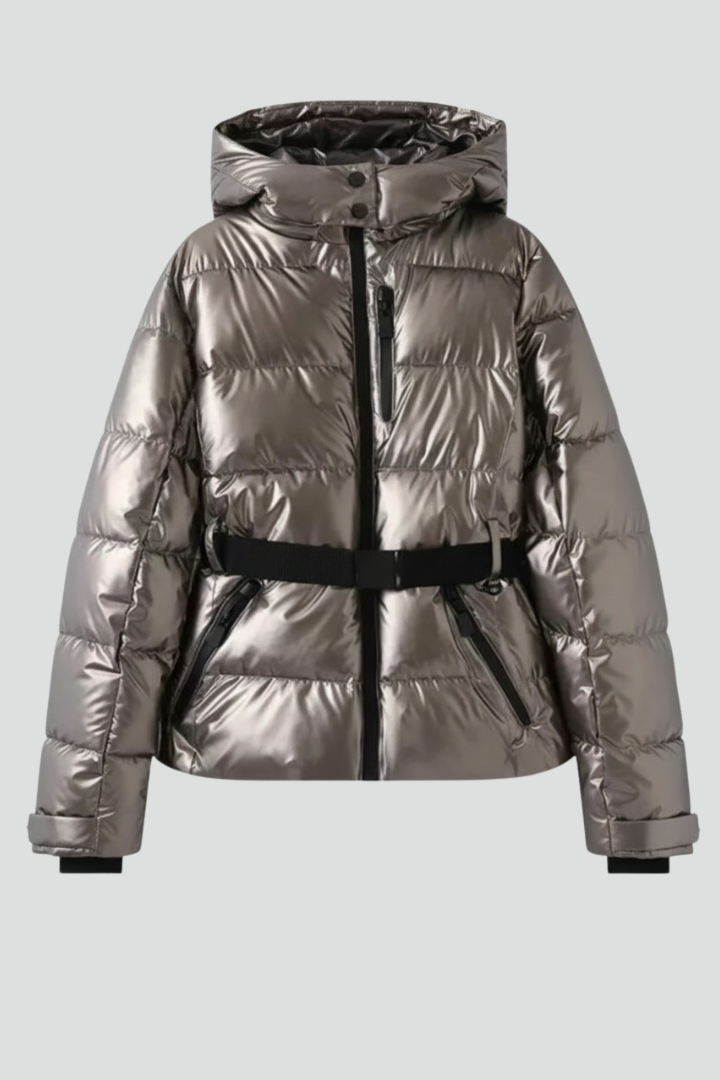 Women’s Jacket with Hood and Zipped Pockets