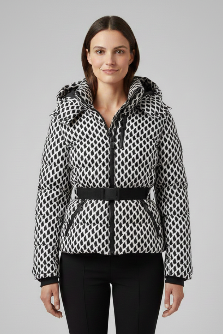 Women’s Jacket with Hood and Zipped Pockets