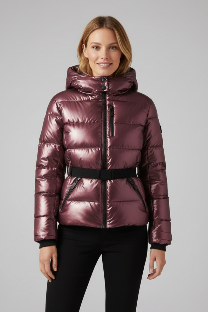 Women’s Jacket with Hood and Zipped Pockets