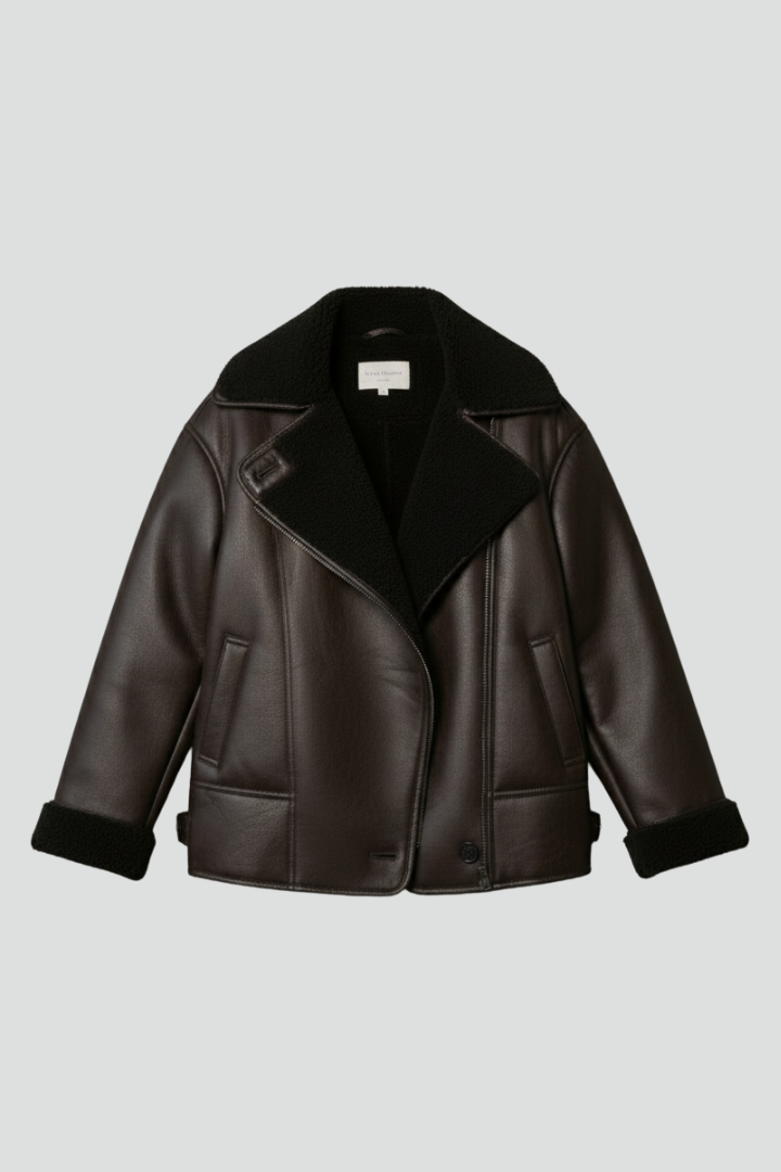 Women’s Jacket with Notched Lapel and Button Fastening