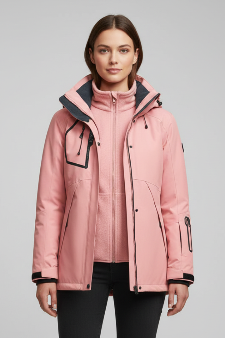 Women’s Jacket with Zipper and Lining