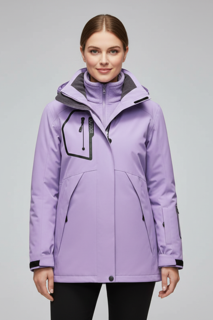 Women’s Jacket with Zipper and Lining