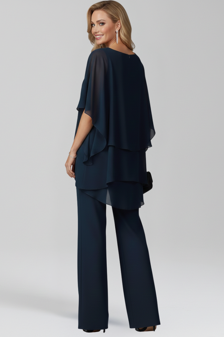 Women’s Jumpsuit with Cold Shoulder and Wide Legs