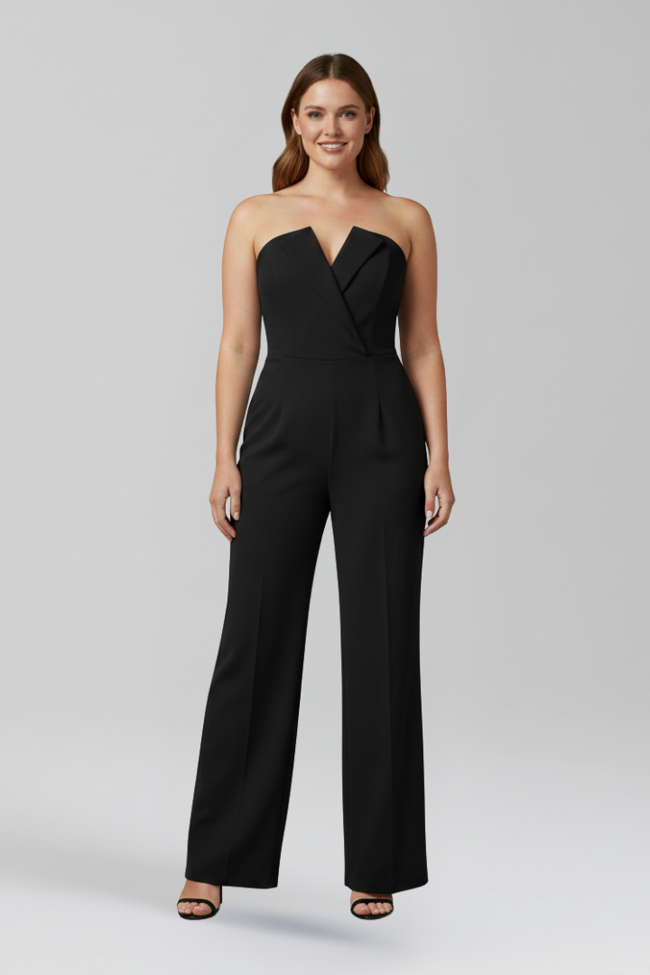 Women’s Jumpsuit with Halter Neck and Wide Legs