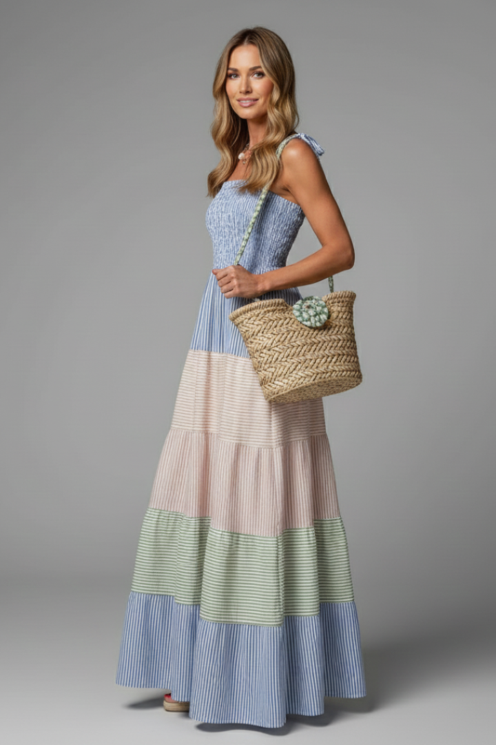 Women’s Maxi Dress with Sleeveless Cut