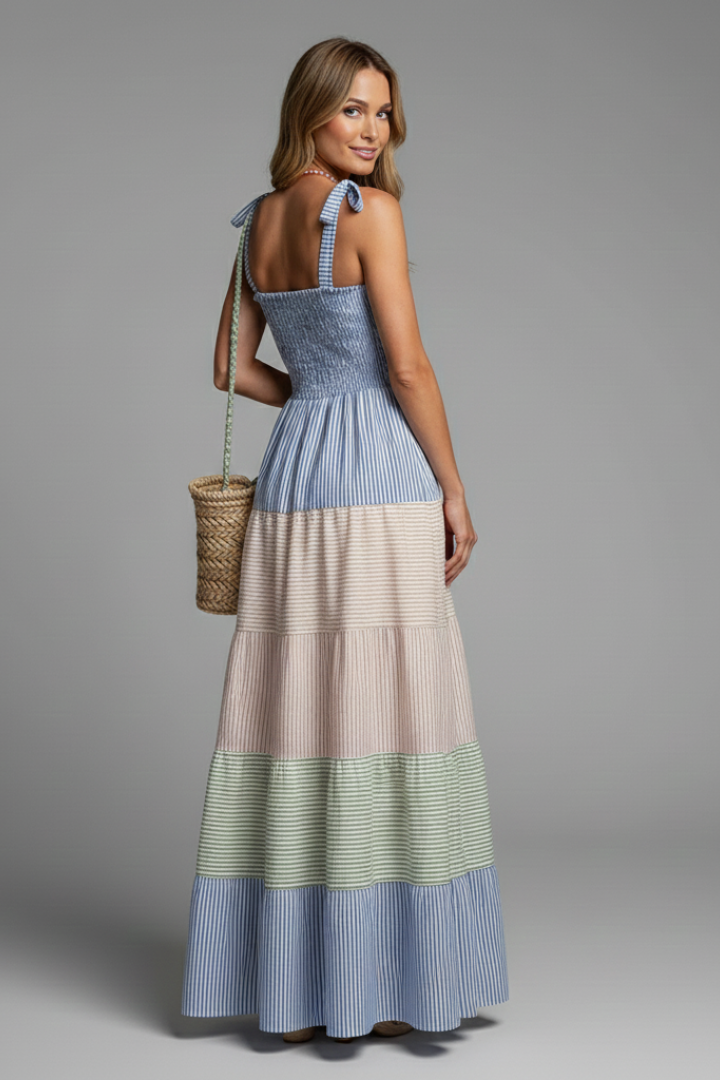 Women’s Maxi Dress with Sleeveless Cut