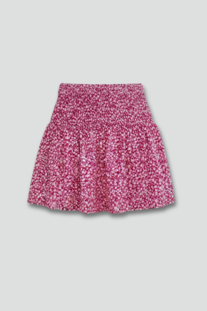 Women’s Shorts with Elastic Waist and Printed Surface