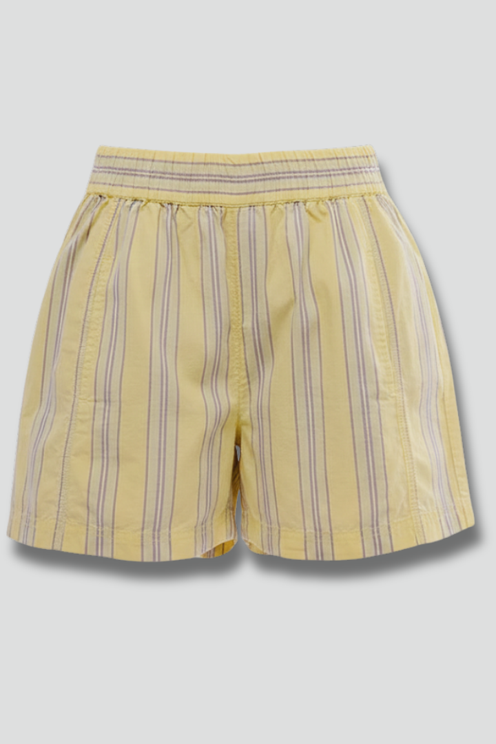 Women’s Shorts with Elastic Waist and Side Pockets