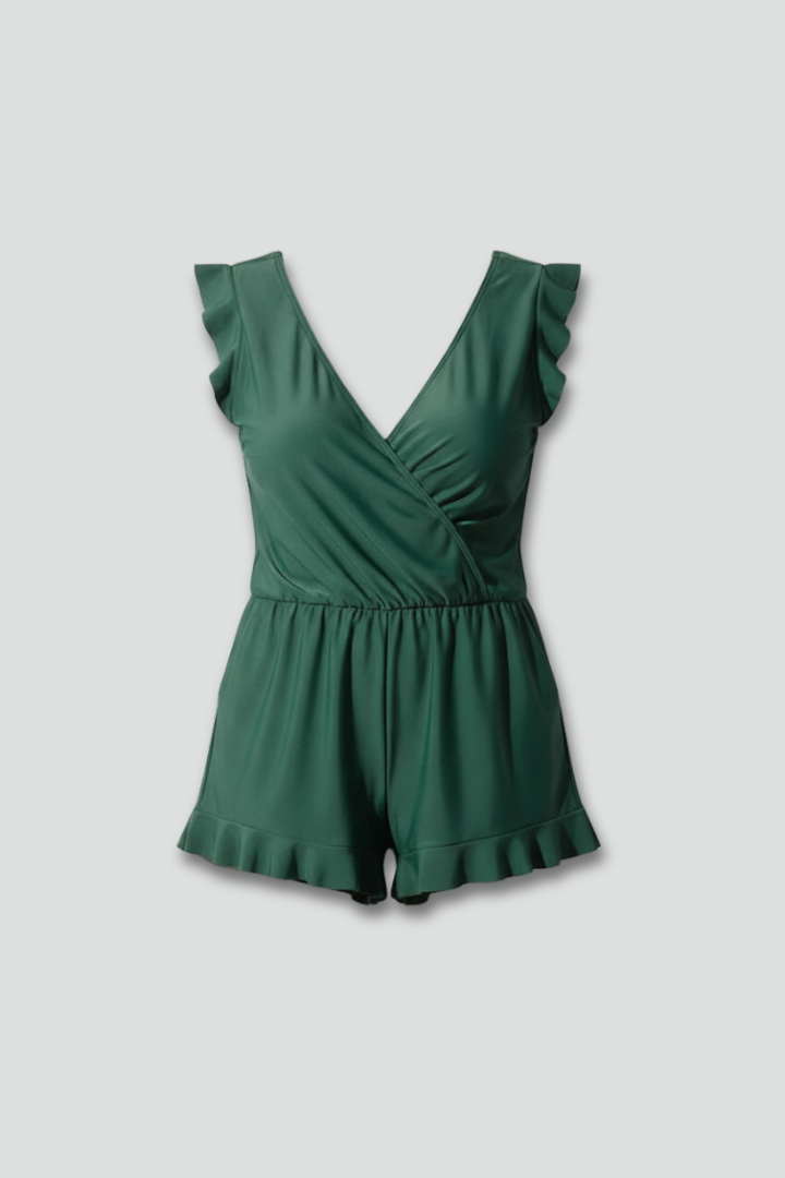 Women’s Swim Shorts with Elastic Waistband and Side Pockets