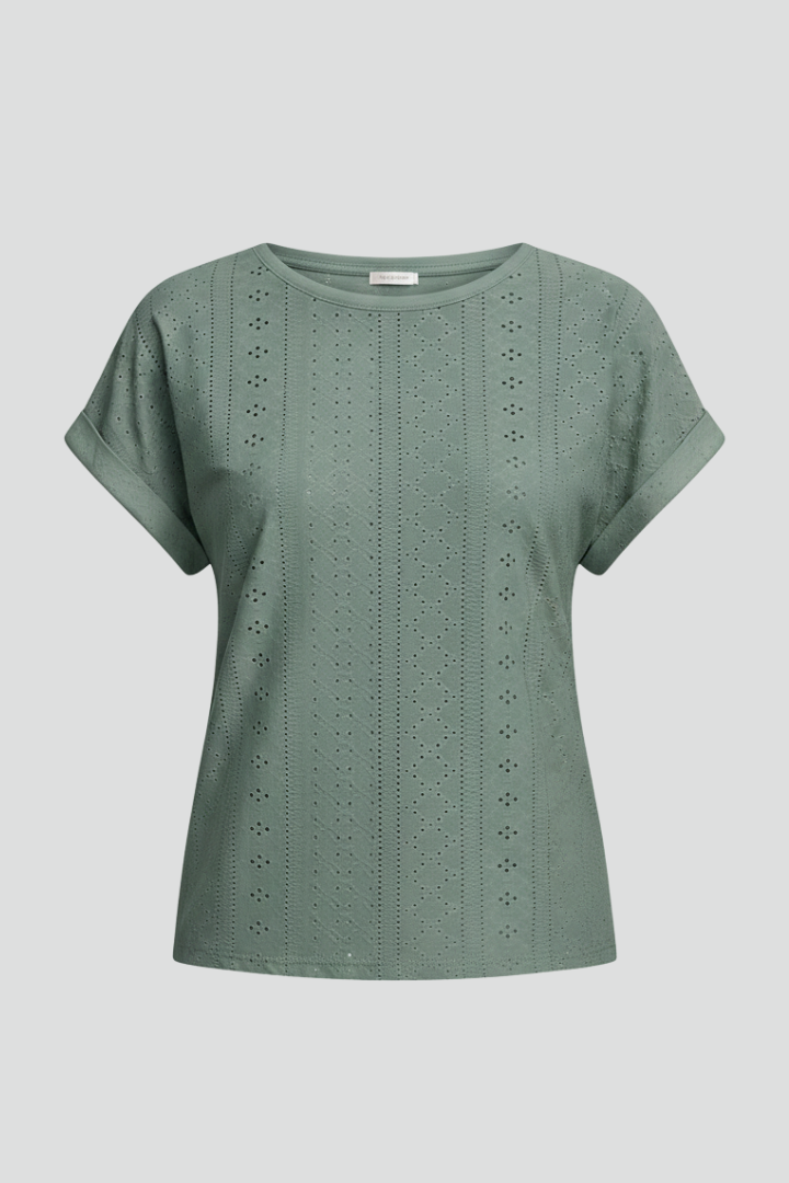 Women’s T-Shirt with Round Neck and Short Sleeves