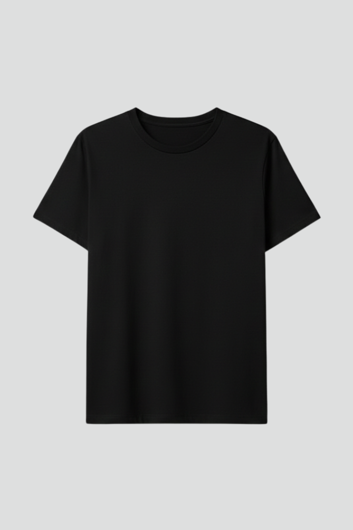 Women’s T-shirt with Round Neckline and Oversized Cut