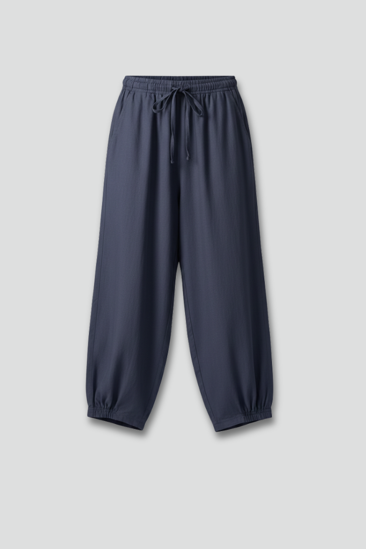 Women’s Trousers with Drawstring Waist and Elastic Cuffs