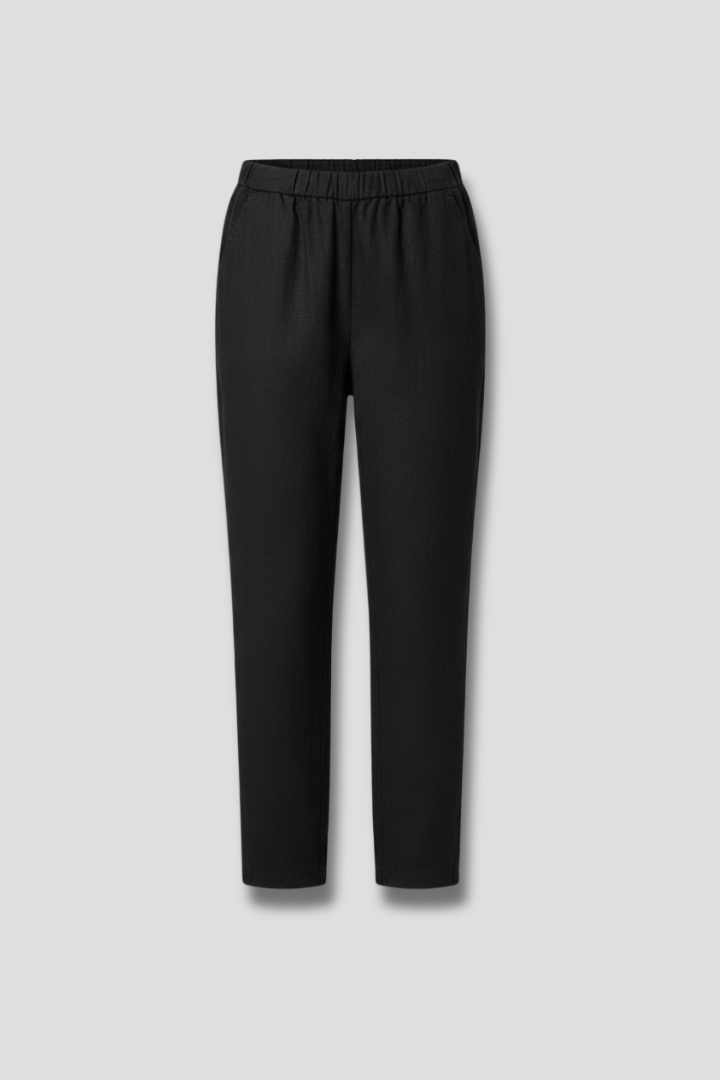 Women’s Trousers with Elastic Waistband and Side Pockets