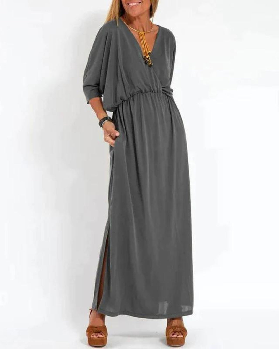Abigail | Sandy Long Vintage Dress