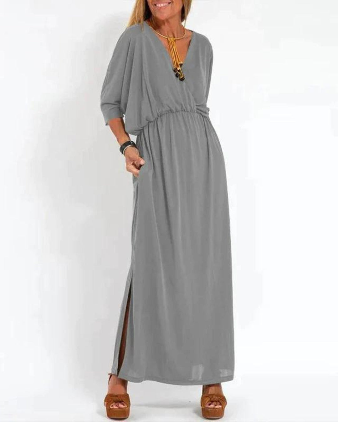 Abigail | Sandy Long Vintage Dress