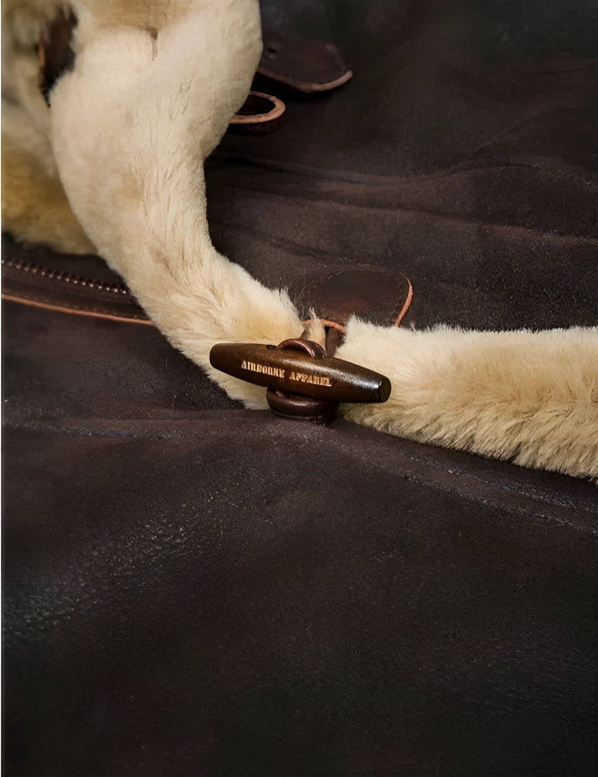 Edvard | Classic Leather Shearling Hooded Jacket