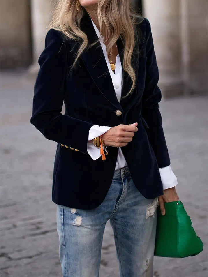 JULIA | ELEGANT VELVET BLAZER