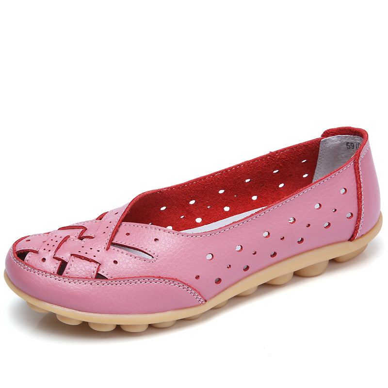 Eliana™ - Ultra comfortable ballerina shoes in leather