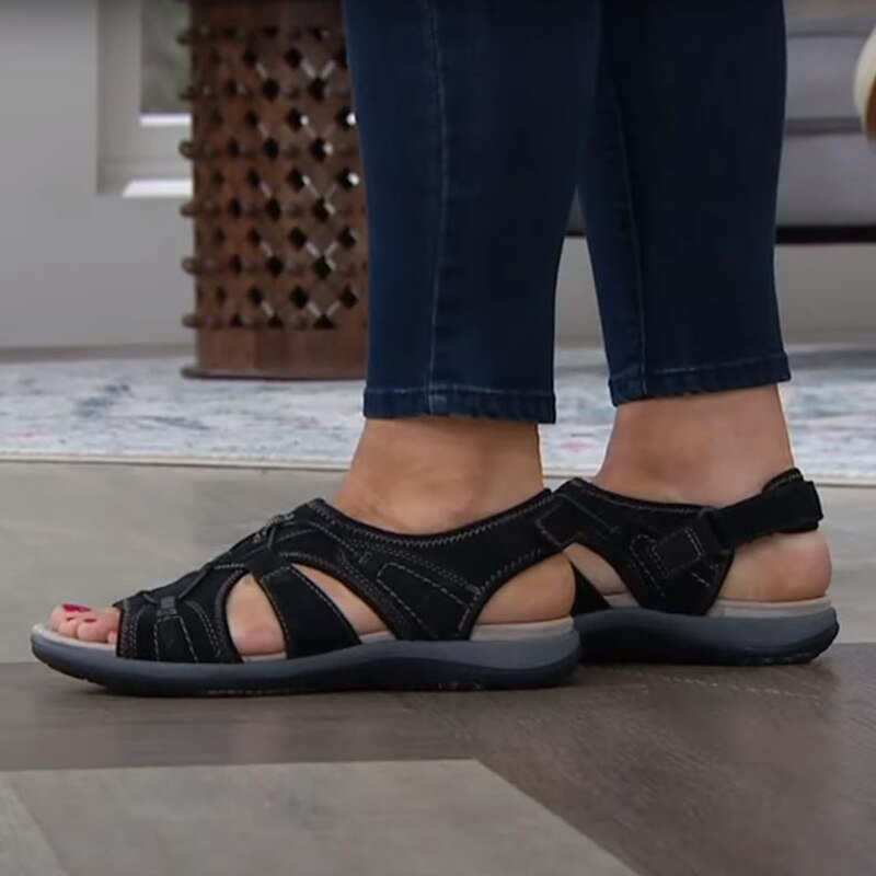 Liora™ - Stylish Adjustable Summer Sandals with Arch Support