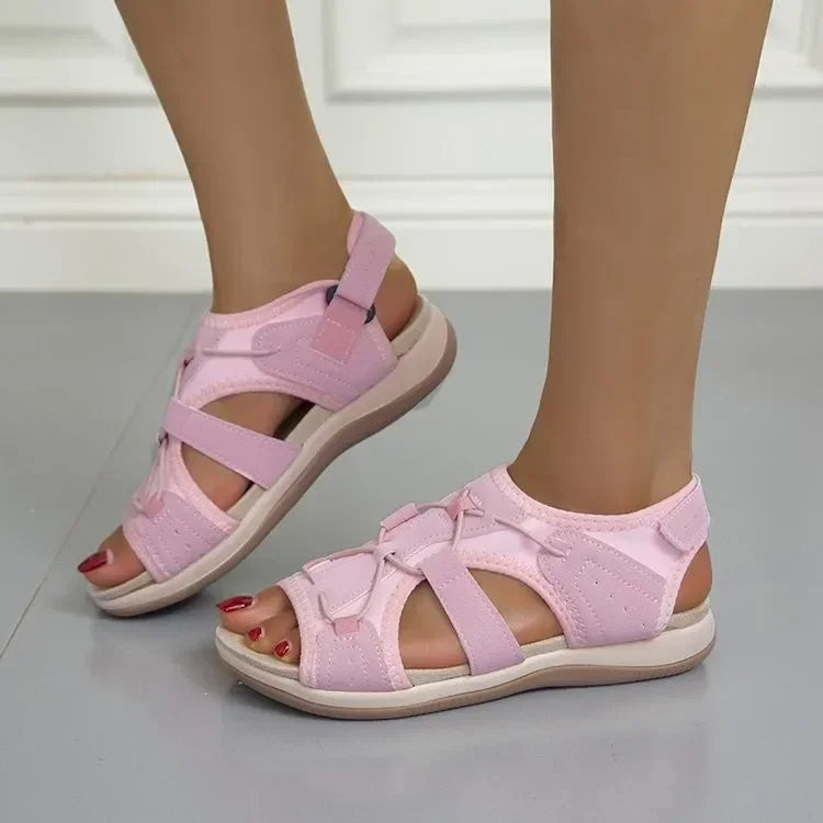 Liora™ - Stylish Adjustable Summer Sandals with Arch Support