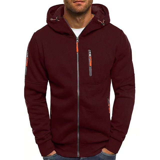 Adolf | Stylish Zip-Up Hooded Jacket