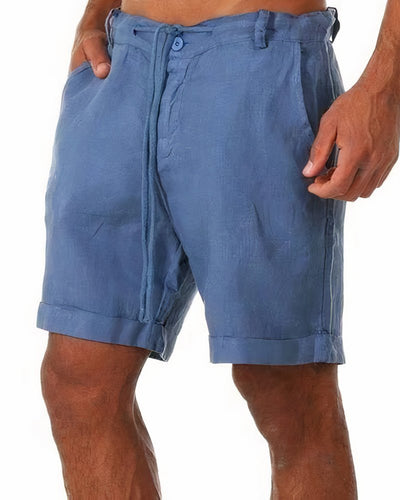 Caleb | Linen Men's Shorts