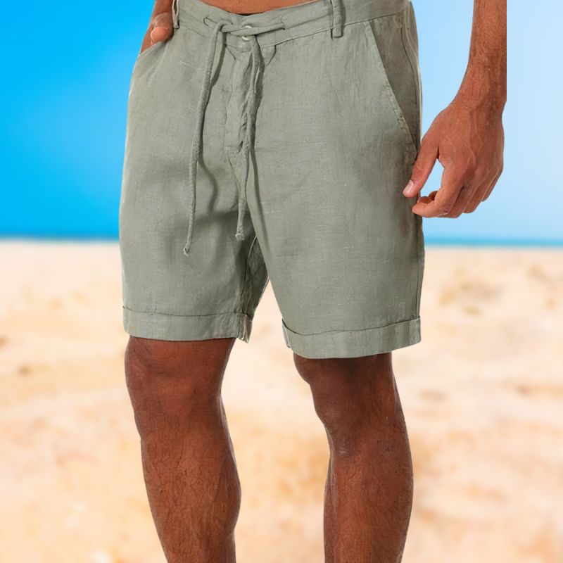 Caleb | Linen Men's Shorts