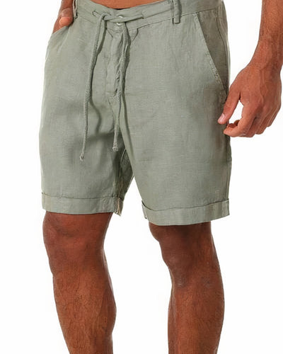 Caleb | Linen Men's Shorts