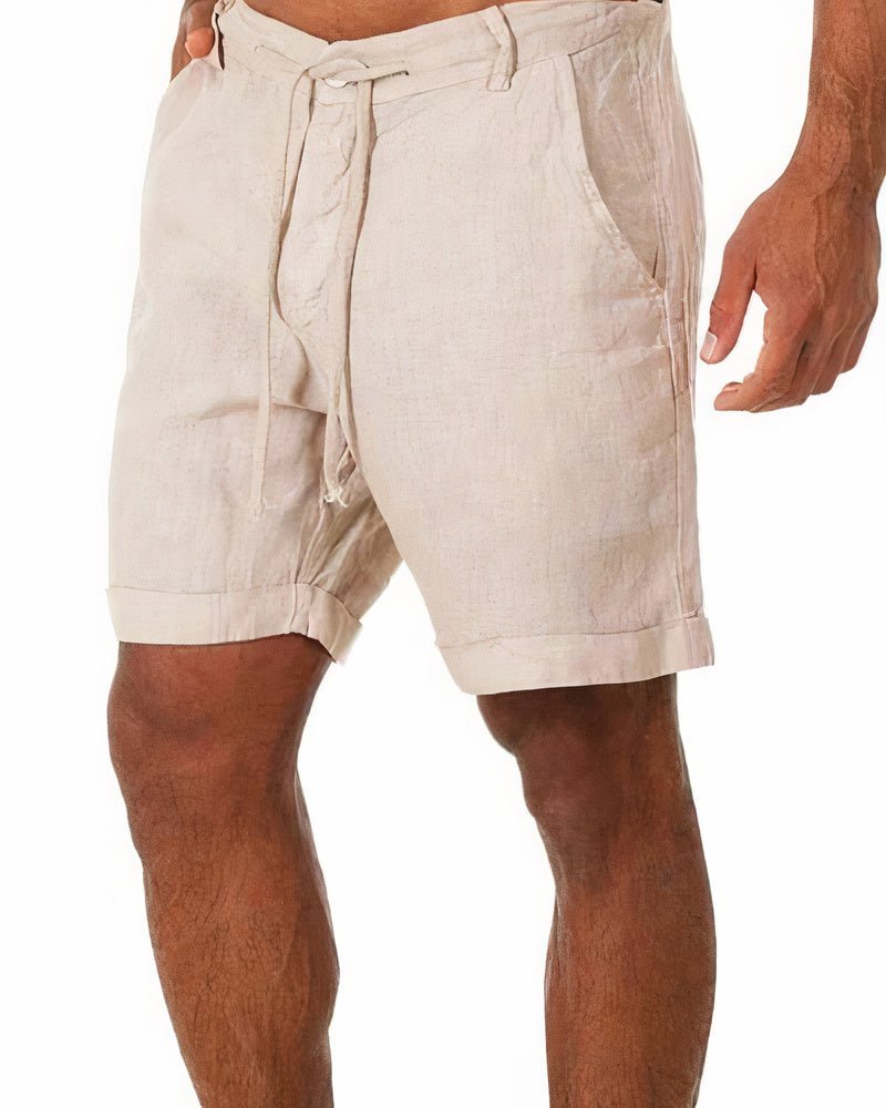 Caleb | Linen Men's Shorts