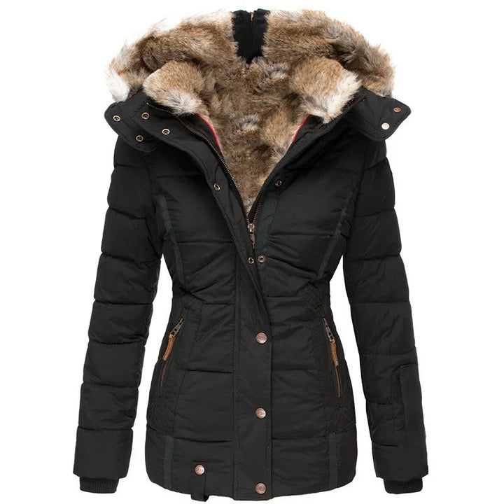 Abigail | Elegant Fur-Lined Winter Jacket