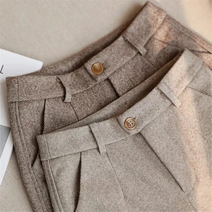 Malcolm | Textured Trousers