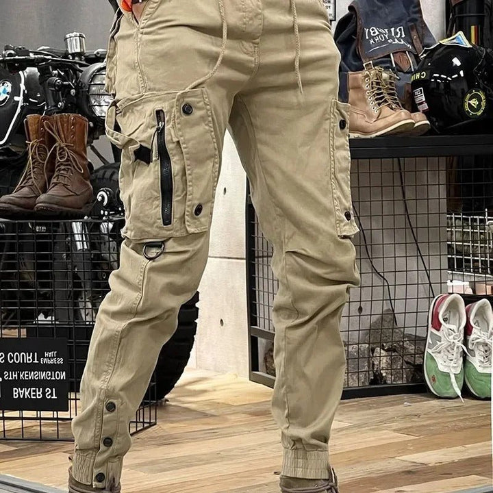 Marco | Stretch cargo trousers with pockets