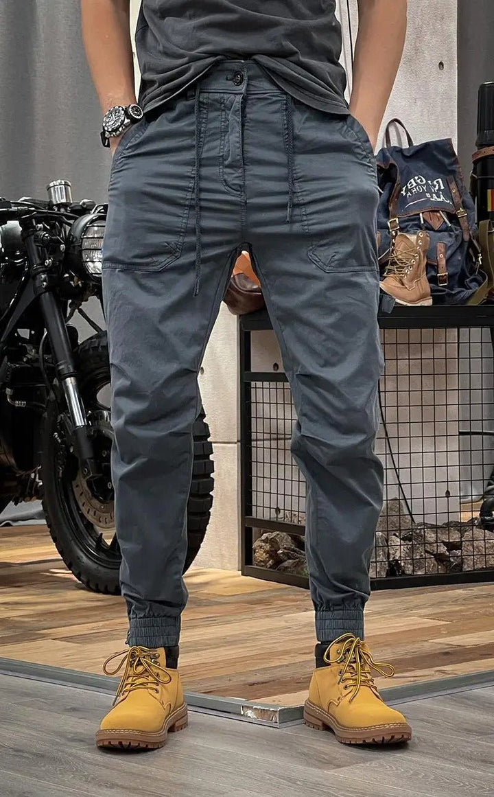 Marco | Stretch cargo trousers with pockets