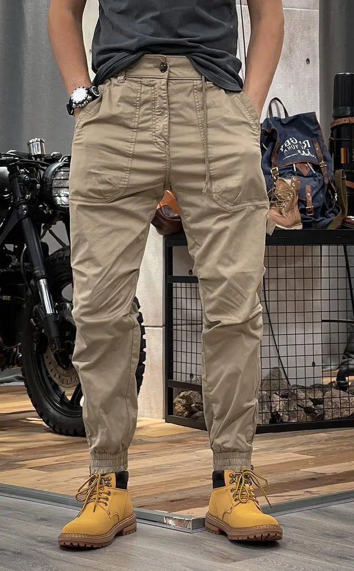 Marco | Stretch cargo trousers with pockets