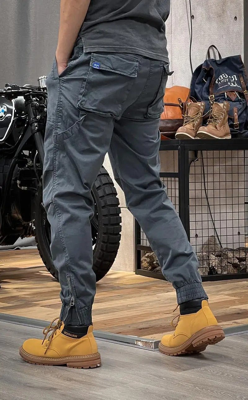 Marco | Stretch cargo trousers with pockets