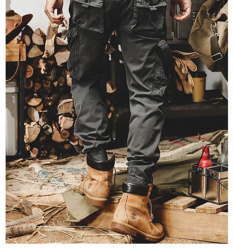 Marco | Stretch cargo trousers with pockets