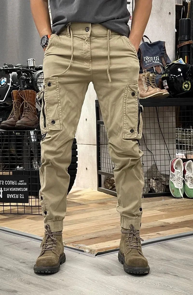 Marco | Stretch cargo trousers with pockets