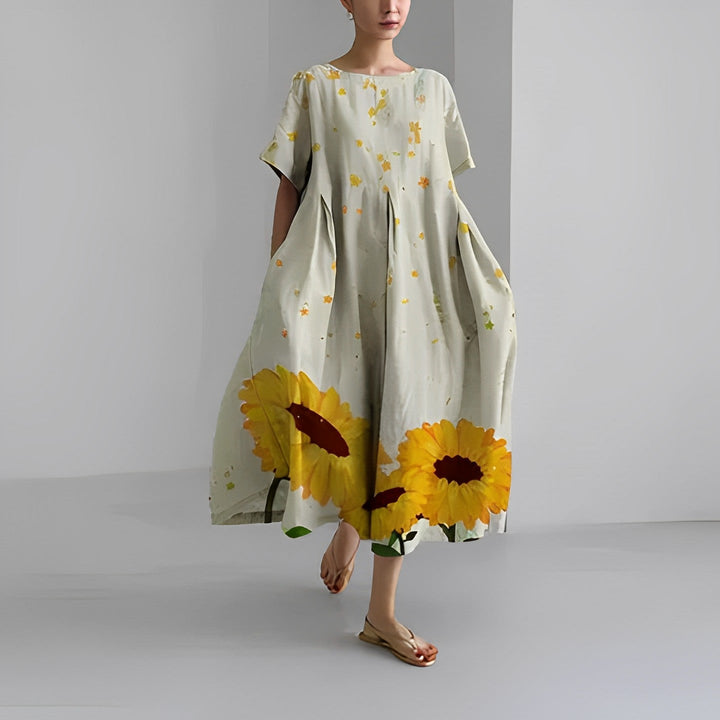 Naomi | Boho Floral Spring Maxi Dress