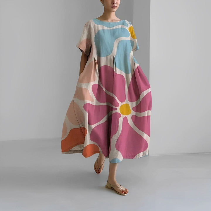 Naomi | Boho Floral Spring Maxi Dress