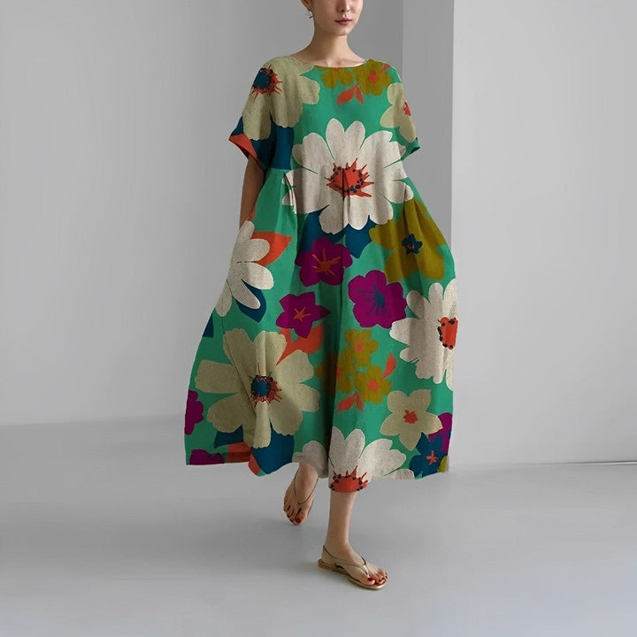 Naomi | Boho Floral Spring Maxi Dress