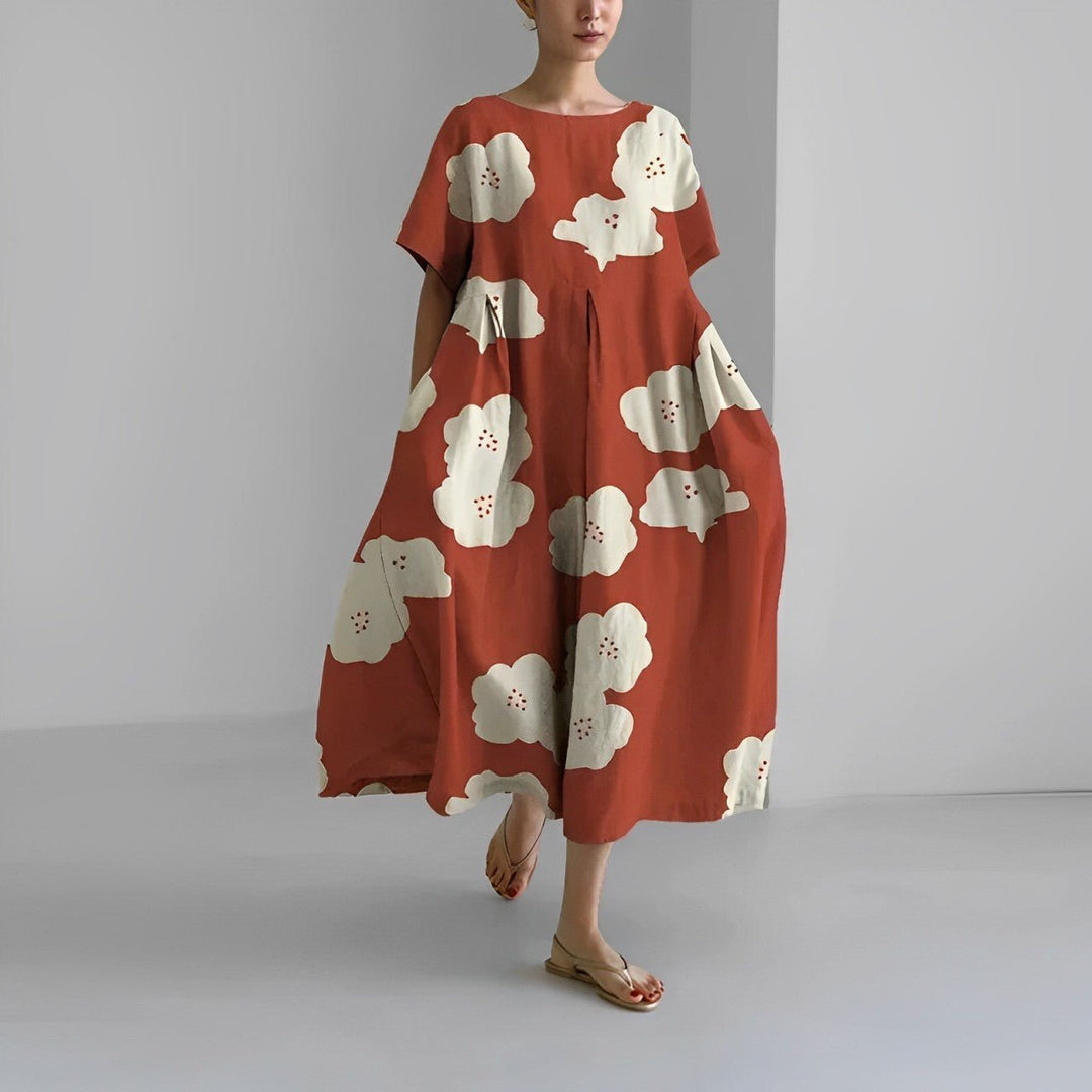 Naomi | Boho Floral Spring Maxi Dress