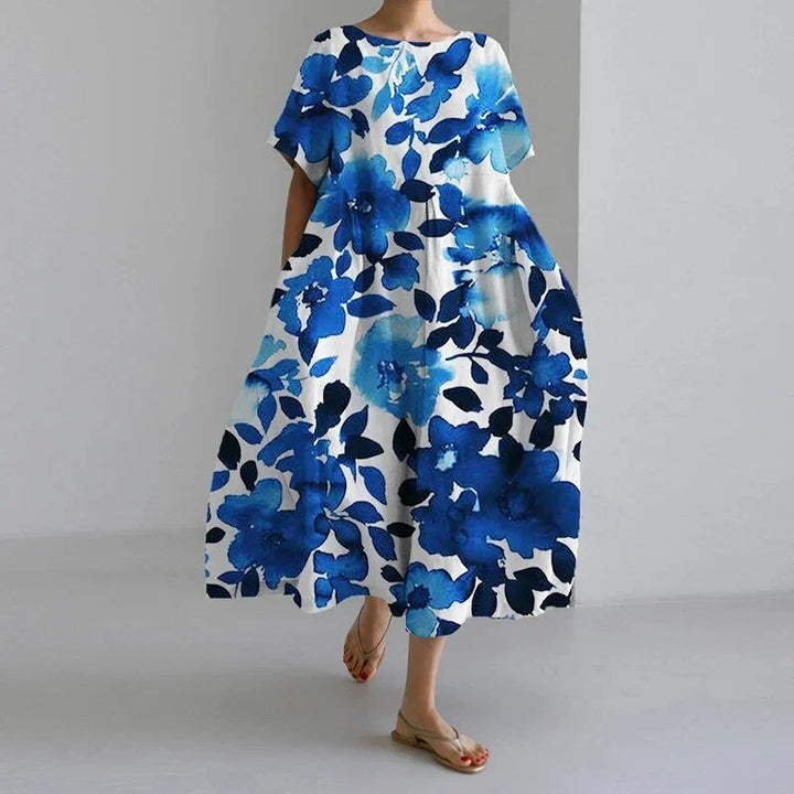 Naomi | Boho Floral Spring Maxi Dress