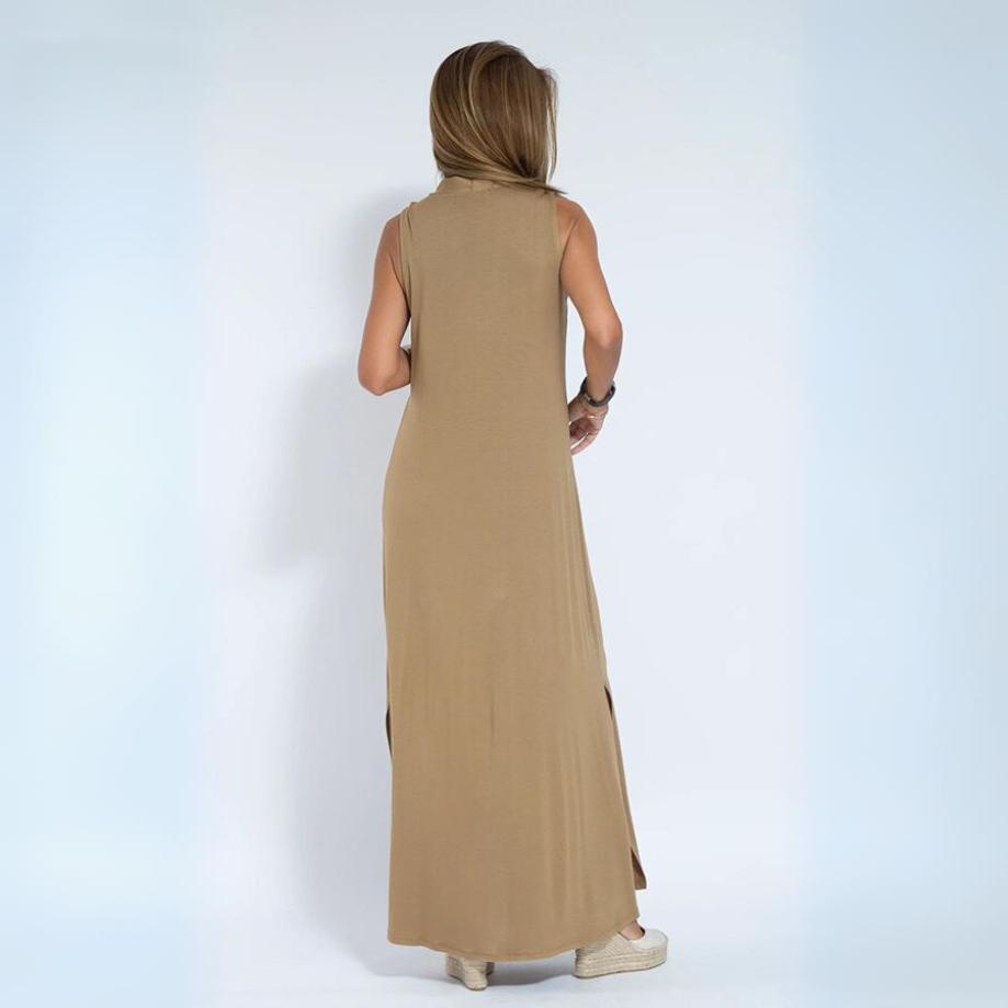 Sole™ - Elegant Summer Dress + Free Shoulder Wrap